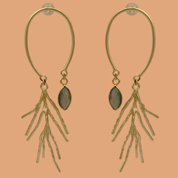 BOUCLES D'OREILLES GAJI -...